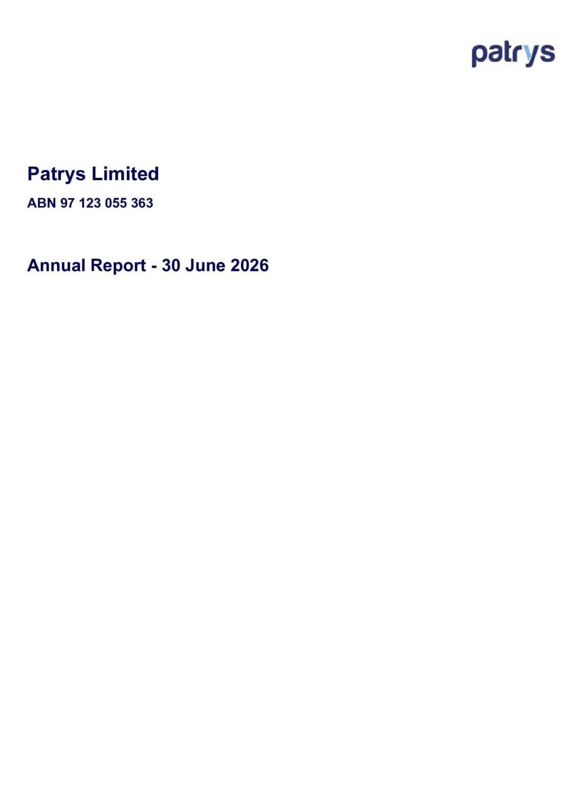 Annual Report - 30 June 2025